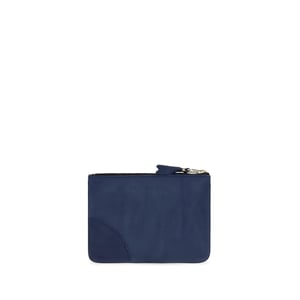 Comme Des Garçons Blaue Kalbsleder Bos Taurus Geldbörse
