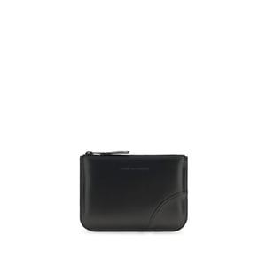 Comme Des Garçons Schwarzes Kalbleder Bos Taurus Wallet