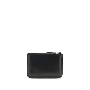 Comme Des Garçons Schwarzes Kalbleder Bos Taurus Wallet