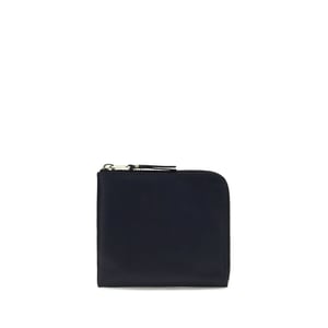 Comme Des Garçons Blaue Kalbleder Bos Taurus Geldbörse