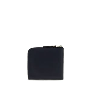 Comme Des Garçons Blaue Kalbleder Bos Taurus Geldbörse