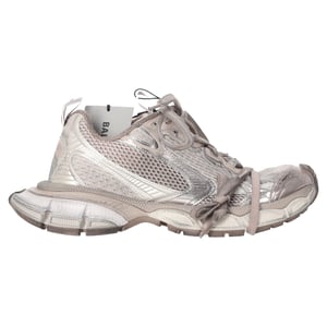 Balenciaga 3XL Distressed Sneakers aus beigem Polyester