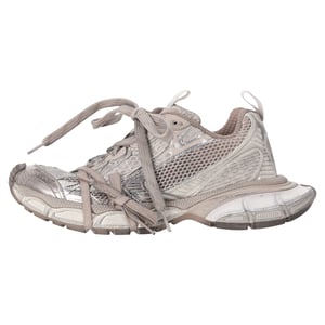 Balenciaga 3XL Distressed Sneakers aus beigem Polyester