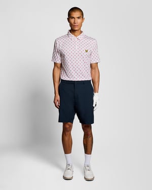Argyle-Druck Polohemd