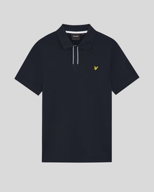 Polo-Shirt mit kontrastierendem Kragen