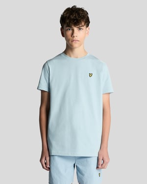 Baumwoll-T-Shirt mit Rundhalsausschnitt