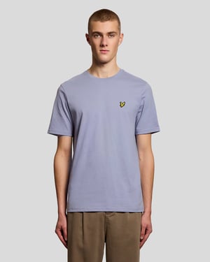 Baumwoll-T-Shirt mit Rundhalsausschnitt