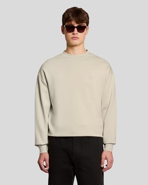 Lässiges Rundhalsausschnitt Sweatshirt