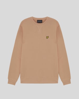 Baumwoll-Sweatshirt mit Rundhalsausschnitt
