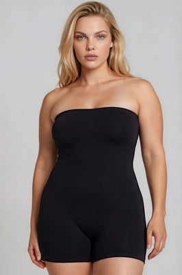 Trägerloser Shortie-Bodysuit
