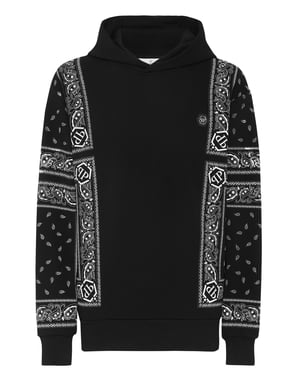 Kapuzen-Sweatjacket Paisley