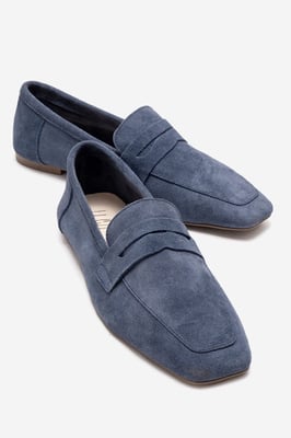 Morne Leder Loafer Damen