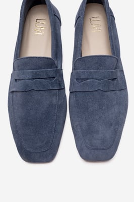 Morne Leder Loafer Damen
