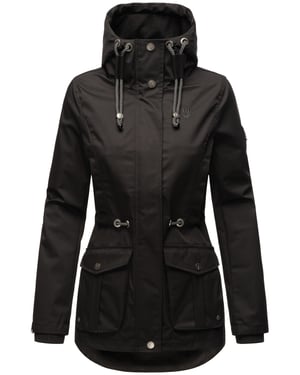 Marikoo Damen Übergangsjacke Babetaa Princess mit Kapuze