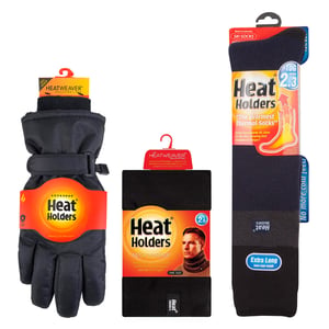 Herren Ski-Set mit Halswärmer, Handschuhen und thermischen Ski-Socken für die Winterkleidung