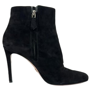 Prada Ankle Boots aus schwarzem Wildleder