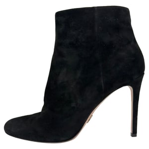 Prada Ankle Boots aus schwarzem Wildleder