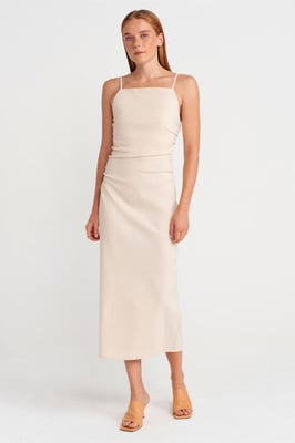 Ärmelloses Bodycon-Midikleid