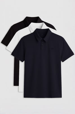 Herren-Polohemd aus Baumwollmischung
