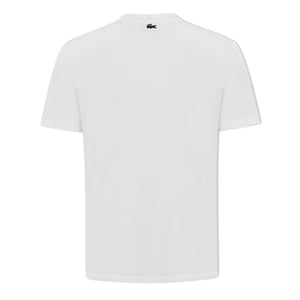 Lacoste - T-Shirt für Herren, Baumwollmischung, Übergroß, kurzärmlig (Weiß)