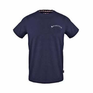 Aquascutum - "London 1851" T-Shirt für Herren, Regulär (Marine)