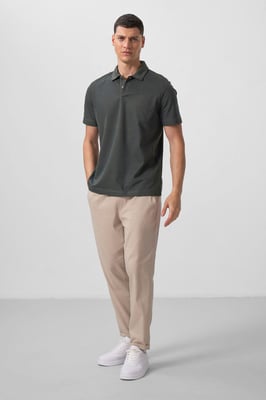 Herren Poloshirt aus Baumwolle und Elasthan