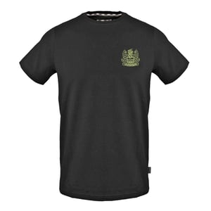 Aquascutum - T-Shirt für Herren, Rundhalsausschnitt (Schwarz)