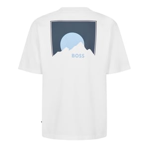 Boss - "HBO Move" T-Shirt für Herren, Regulär (Weiß)