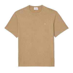 Lacoste - T-Shirt für Herren/Damen Unisex, Dicke Baumwolle (Beige)