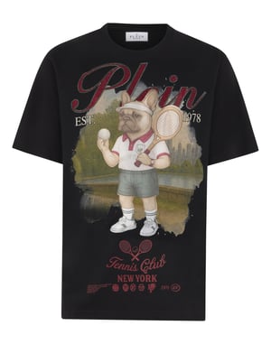 Round Neck T-Shirt Bulldog Tennis Club