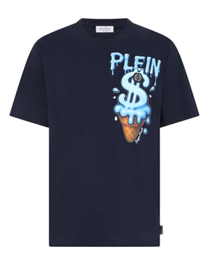 Round Neck T-Shirt Ice Cream Dollar