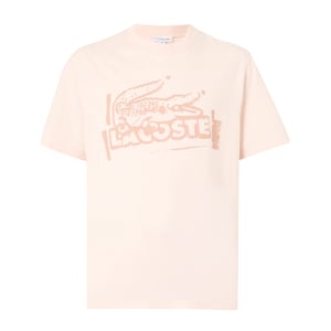 Lacoste - T-Shirt für Herren, Logo, Baumwolle (Orange)