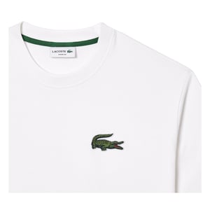 Lacoste - T-Shirt für Herren/Damen Unisex, lose Passform (Weiß)