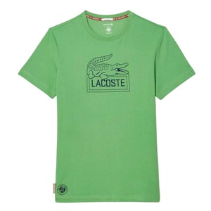 Lacoste - "Roland Garros Edition" T-Shirt für Herren/Damen Unisex, Regulär (Grün)