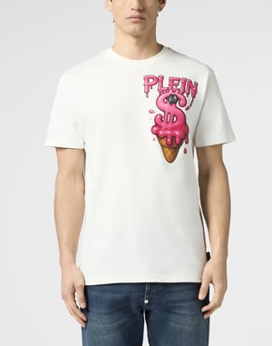 Round Neck T-Shirt Ice Cream Dollar