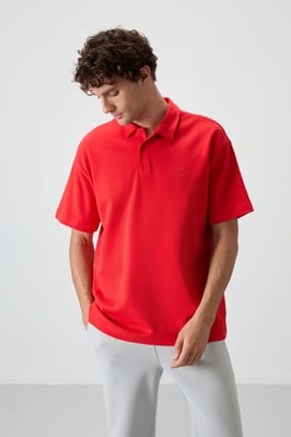 Herren Oversized Polo T-Shirt