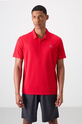 Herren Polo-T-Shirt mit Logo-Stickerei