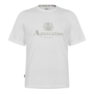 Aquascutum - T-Shirt für Herren (Weiß)