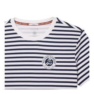 Lacoste - "Roland Garros Edition" T-Shirt für Herren/Damen Unisex (Weiß)