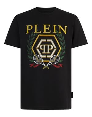 Round Neck T-Shirt Tennis Crest