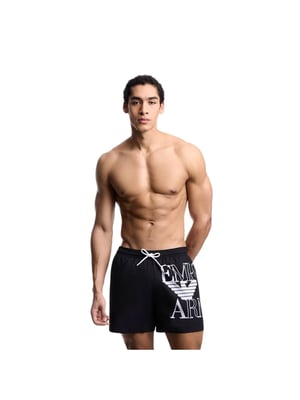 Emporio Armani Herren-Badeanzug mit charakteristischer Silhouette