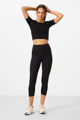 Damen Baumwoll Slim-Fit Aktives Set