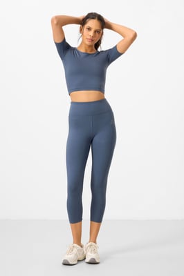 Damen Baumwolle Slim-Fit Aktiv Set