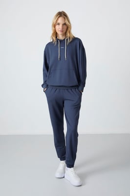 Oversized Kapuzenpullover- und Hosen-Set
