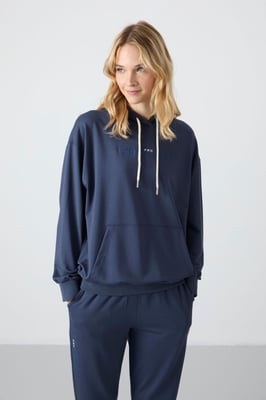 Oversized Kapuzenpullover- und Hosen-Set