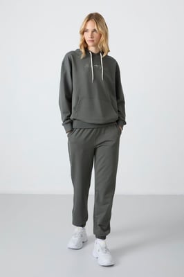 Übergrößen Kapuzenpullover und Hosen Set