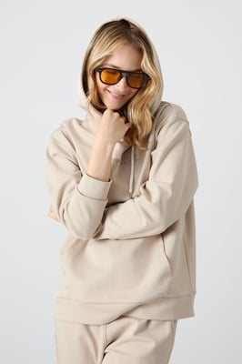 Oversized Kapuzenpullover- und Hosen-Set