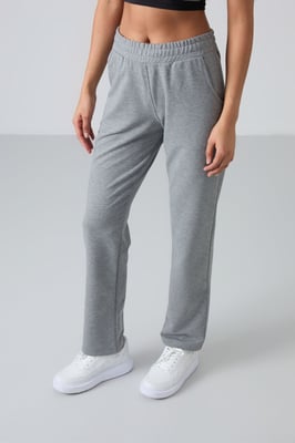 Damen Jogginghose mit geradem Bein aus Fleece