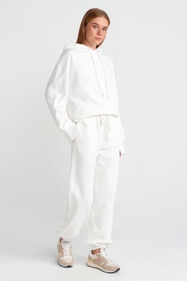 Damen Fleece-Jogginghose mit weitem Bein
