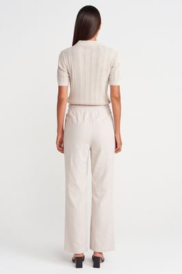 Weite Tencel-Hose mit Kordelzugbund
